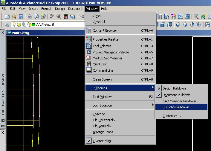 autocad 2006 command